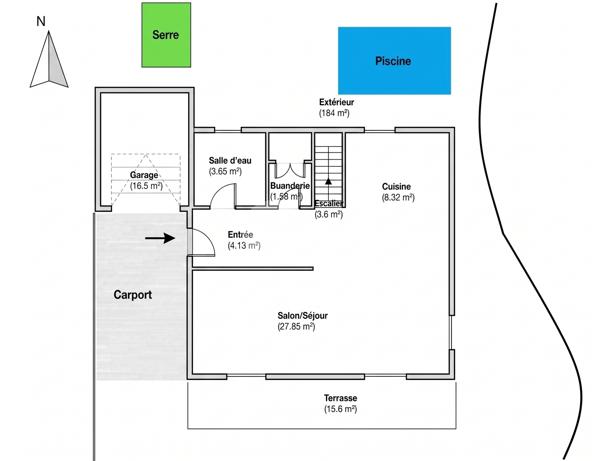En EXCLUSIVITÉ - VILLA 4 PIECES avec PISCINE & JARDIN à St-PAUL de VENCE ! Détails des diagnostics énergétiques