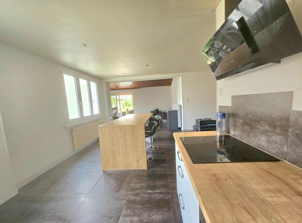 Maison familiale 7 chambres plain-pied, proche suisse
