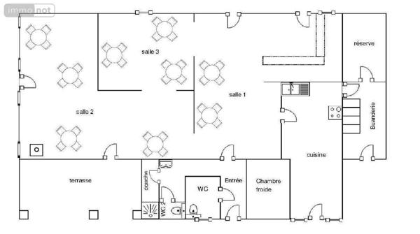 Local mixte (Professionnel/Habitation) à vendre à La Chapelle-du-Noyer dans l'Eure-et-Loir (28200), ref : RC/926