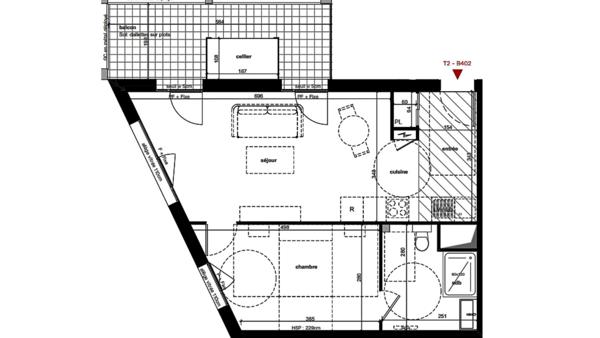 Appartement à vendre 2 pièces 47 m² Saint-Julien-en-Genevois