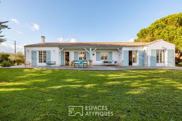 Élégante villa littorale entre charme authentique et esprit bohème