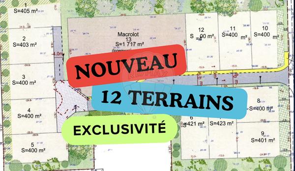 Terrain  en vente - Gironde - 33