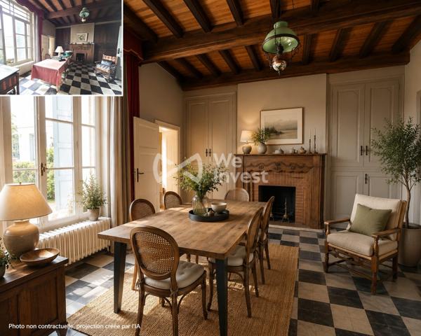 Maison de charme divisible en 6 appartements