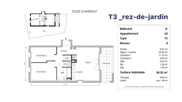 Appartement 58 m² à Talmont-Saint-Hilaire 85440