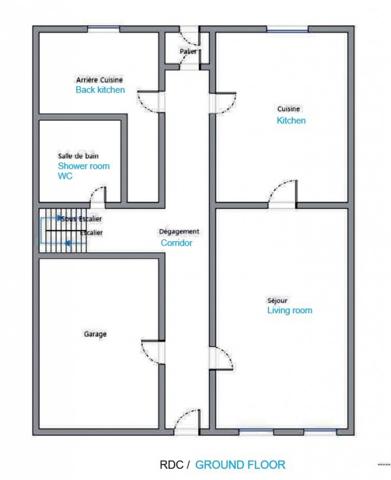 MAISON BEAUX VOLUMES, 191M² HAB, 5 CH, GARAGE, GRAND JARDIN ACCES RIVIERE