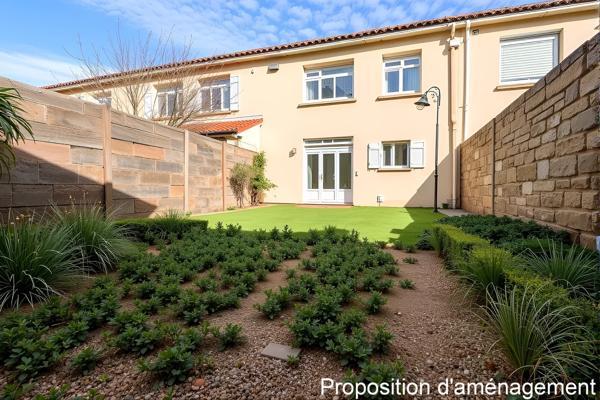 Maison avec jardin au calme