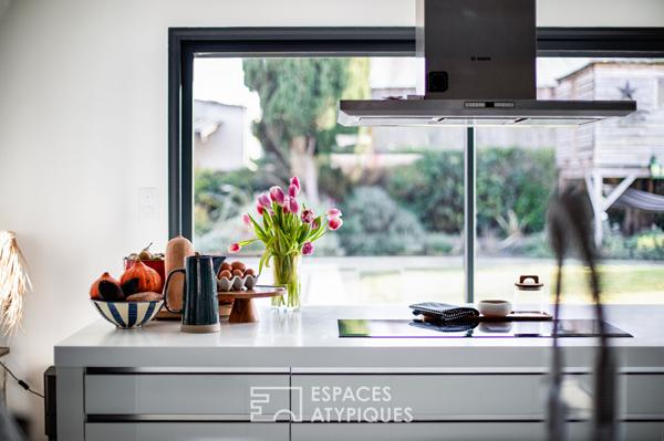 Villa contemporaine avec piscine à Mondonville