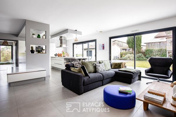 Villa contemporaine avec piscine à Mondonville