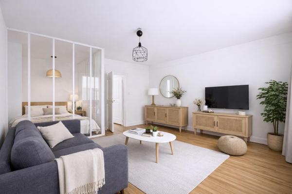 PARIS 17 – T1/T2, CALME SUR JARDIN. PROFESSIONS LIBÉRALES AUTORISÉES.