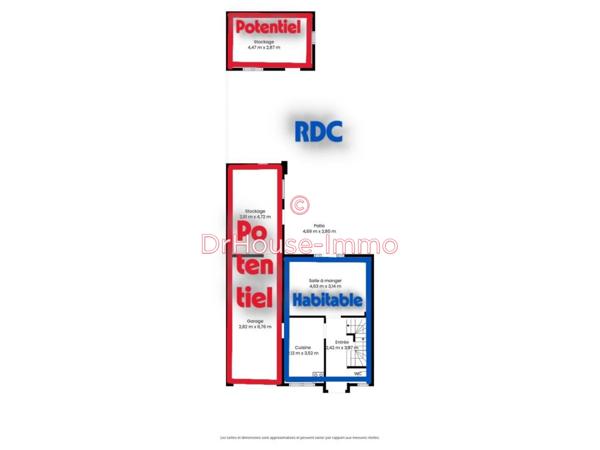 Maison à vendre 4 pièces de 71 m²