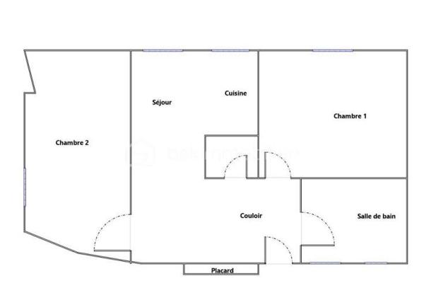 Appartement de 56 m²