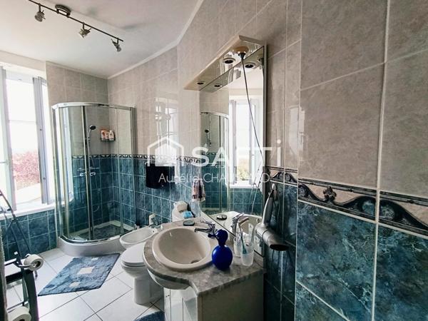 Maison de village 3 chambres jardin piscine