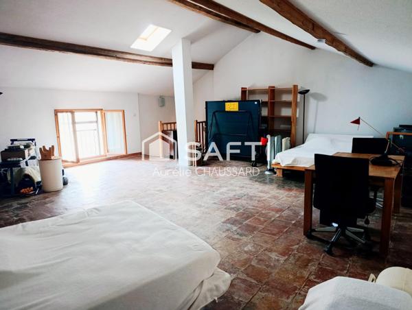 Maison de village 3 chambres jardin piscine