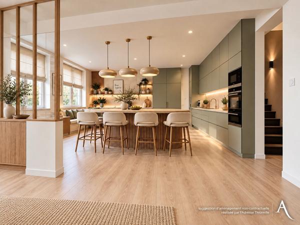 Maison individuelle entièrement rénovée, climatisée - 6 pièces (148 m2)