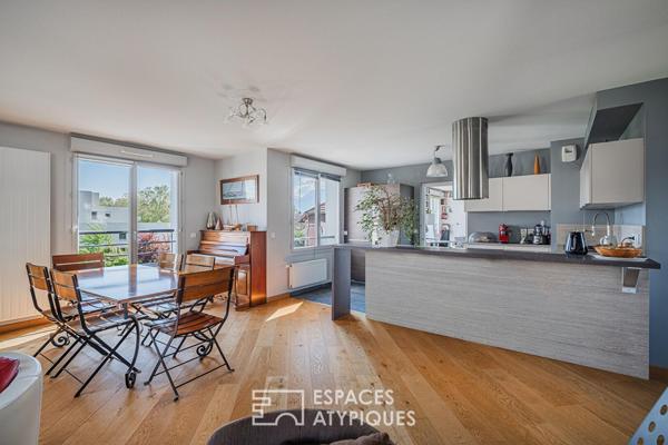 Appartement en dernier étage avec superbe terrasse et vue