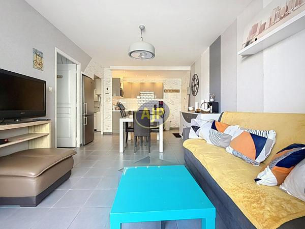 Appartement à vendre Saint Hilaire De Riez - 2 pièces, 34m² avec 1 chambre(s) à 105 000€ - AJP Immobilier Saint-Jean-de-Monts