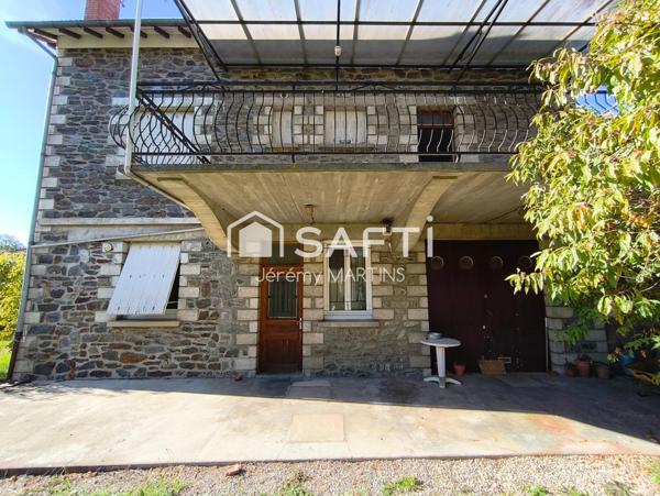 Maison familiale, appartement, jardin et dépendances