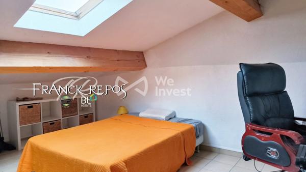 Appartement T3 de 58 m² avec 75 m² de plancher