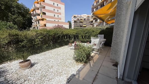 Royan (17200) Vaux-sur-mer, Plage de Nauzan, Appartement T3 RDJ au prix de 285.000€ HAI