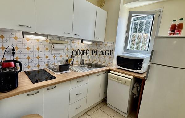 Royan (17200) Vaux-sur-mer, Plage de Nauzan, Appartement T3 RDJ au prix de 285.000€ HAI