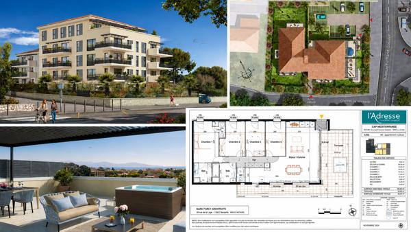 Appartement La Ciotat - 5 pièces - 107 m2
