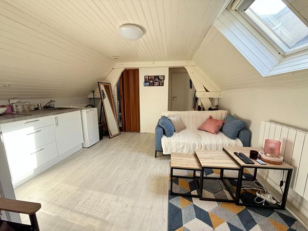 À vendre, Appartement meublé T2 de 18 m² carrez, 30 m² au sol, Angers quartier Ney