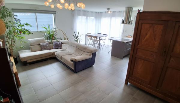 Maison Couëron 109 m² habitables, trois chambres.