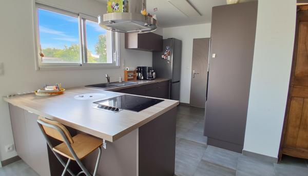 Maison Couëron 109 m² habitables, trois chambres.