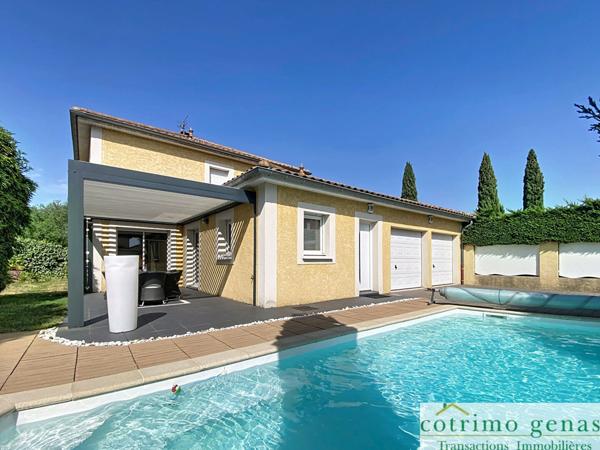 Chassieu Villa 135m² habitables+piscine Terrain 645m²
