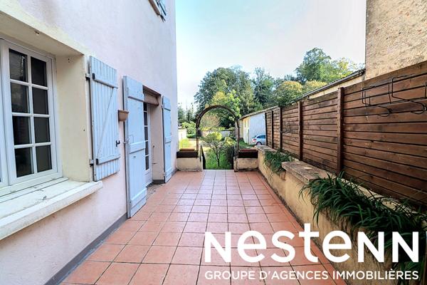 À vendre : Appartement spacieux en rez de jardin avec terrasse - 3 chambres - garage - cave - 01290 PONT DE VEYLE
