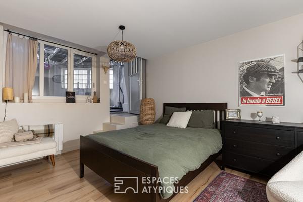 Atelier en duplex à usage mixte avec terrasses