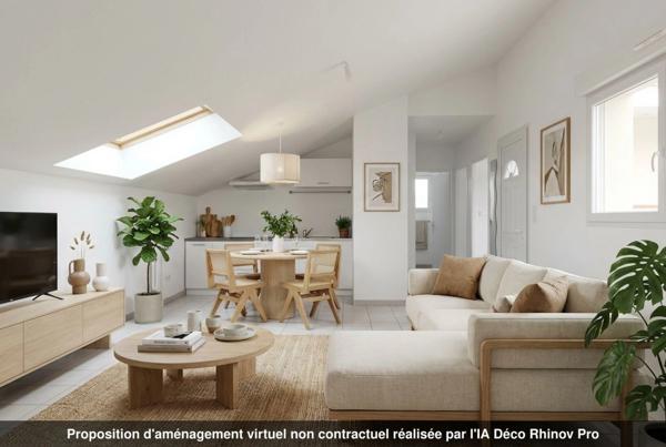 44210 PORNIC – Appartement 3 pièces – Terrasse – Lumineux – Dernier étage – Vue dégagée – Parking – Calme absolu