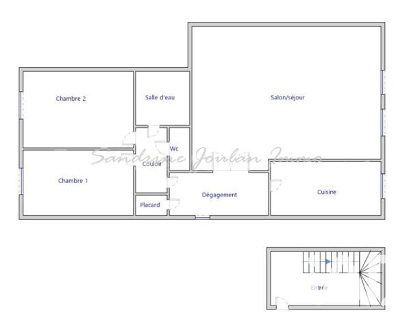 Appartement à vendre 3 pièces 68 m² Nozay