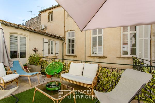 Rare Haussmannien avec terrasse – Maison Carrée