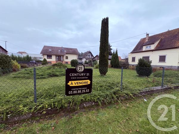 Terrain à vendre  450 m2 HUTTENHEIM - 67