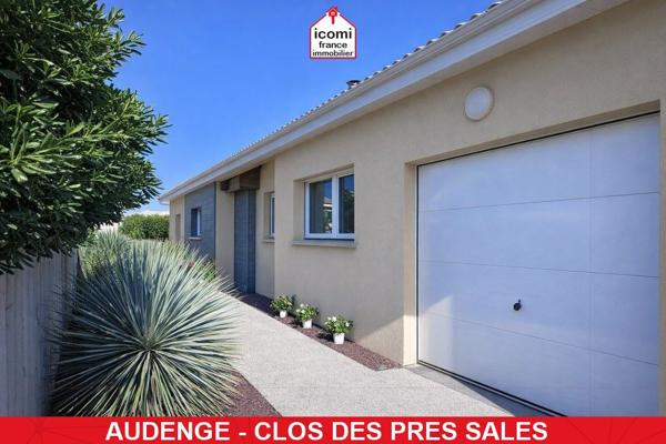 A VENDRE - MAISON CONTEMPORAINE DE 120M² GARANTIE DECENNALE - PIECE DE VIE 40 M² - 4 CHAMBRES - TERRAIN DE 540M² & PUIT ARTESIEN - CALME ET SECURISE