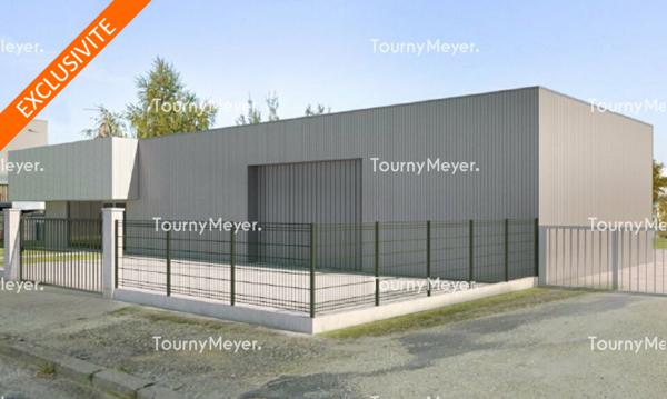 A LOUER BATIMENT D'ACTIVITES DE 466 M² SUR TERRAIN PRIVATIF