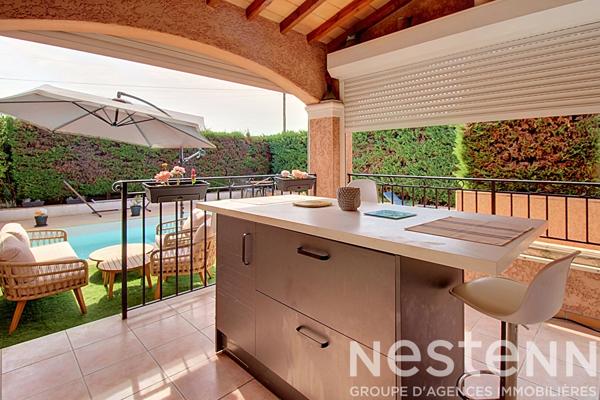 A VENDRE - Maison Vidauban 5 pièces 123m2, piscine , garage  , sous sol  et cave.