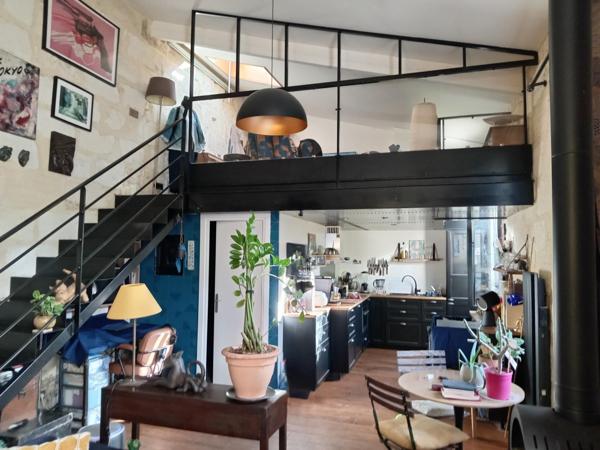 Quartier Saint Seurin/ Fondaudège T2 loft avec Jardin sans vis a vis