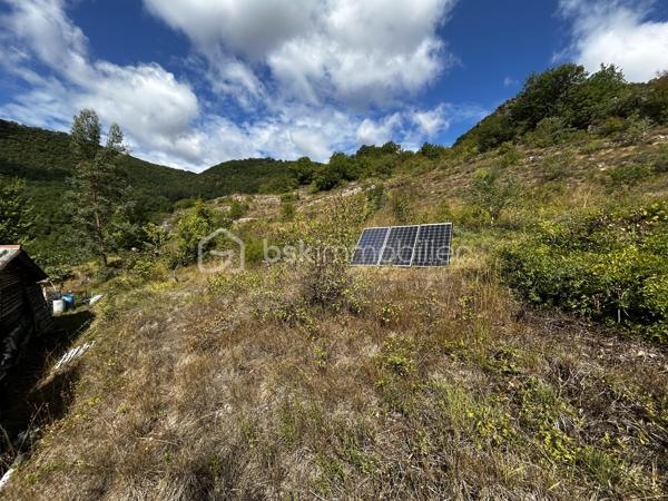 Rare en Aveyron, sans vis-à-vis, venez découvrir cette maison en partie autonome et son terrain de 2,79 ha.
Amoureux de la nature et de tranquillité, cette propriété atypique située dans un environnement préservé  vous offrira une vue panoramique et imprenable sur nos paysages Aveyronnais.
Cette maison en bois profiterait à un projet de vie en autonomie, un mode de vie éco-responsable.
Le bien est équipé de trois panneaux solaires pour l'électricité, d'une source (débit constant été comme hivers) fournissant l'eau froide ainsi qu'un toilette sèche (assainissement individuel à prévoir).
L'atout est le terrain qui entoure la propriété d'un seul tenant de 2,79 ha. Un espace idéal pour de la permaculture, agriculture ou tout simplement pour garantir une intimité totale !
Plusieurs arbres fruitiés ainsi des chênes truffiers viennent agrandir les points forts de ce dernier !

Je reste à votre disposition pour plus de renseignement.