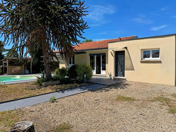 Maison 126 m2, 4 chambres, piscine