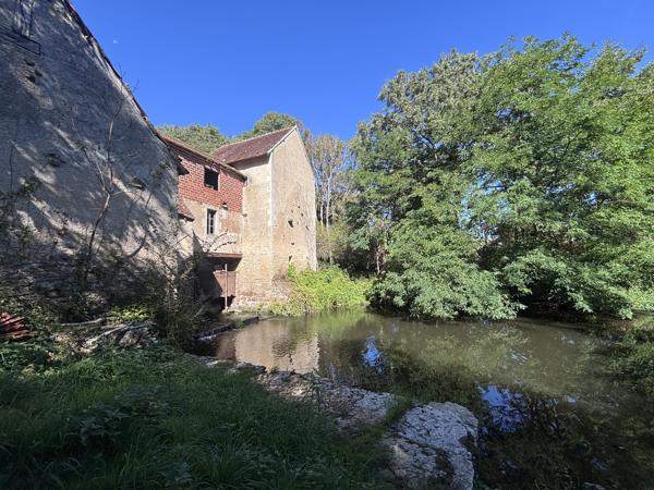 Le Veurdre - Ancien moulin à eau avec une maison spacieuse et un petit bout de rivière sur un terrain de 1,7 h Le Veurdre (03320)
