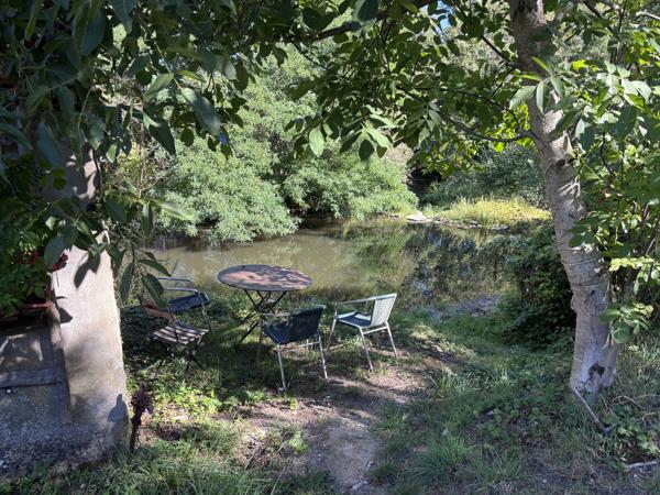 Le Veurdre - Ancien moulin à eau avec une maison spacieuse et un petit bout de rivière sur un terrain de 1,7 h Le Veurdre (03320)