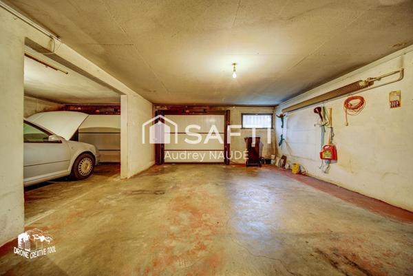 Maison individuelle de plain-pied avec sous-sol complet