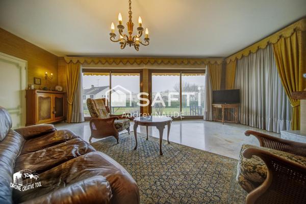 Maison individuelle de plain-pied avec sous-sol complet