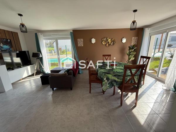 MAISON DE 77 M2, 3 CHAMBRES SUR TERRAIN DE 397 M2
