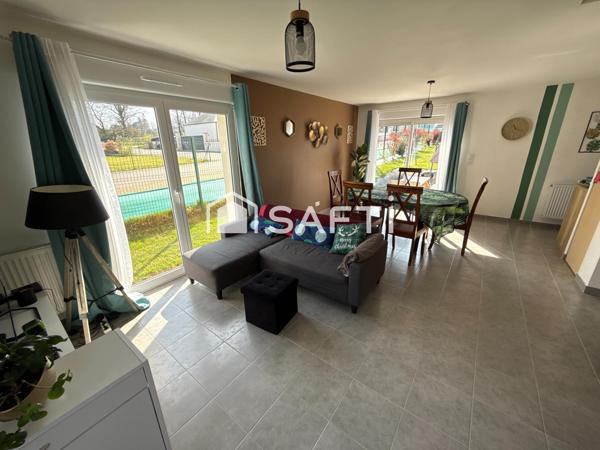MAISON DE 77 M2, 3 CHAMBRES SUR TERRAIN DE 397 M2