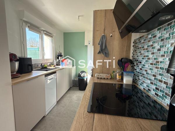 MAISON DE 77 M2, 3 CHAMBRES SUR TERRAIN DE 397 M2