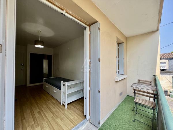 Bordeaux Saint Augustin – Studio meublé avec balcon et parking