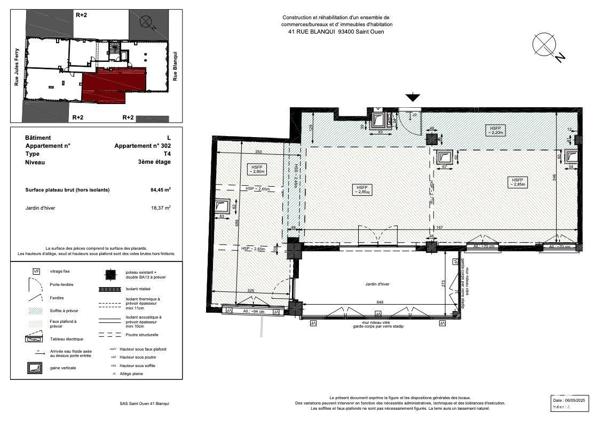 Appartement à vendre 4 pièces 84 m² Saint-Ouen-sur-Seine